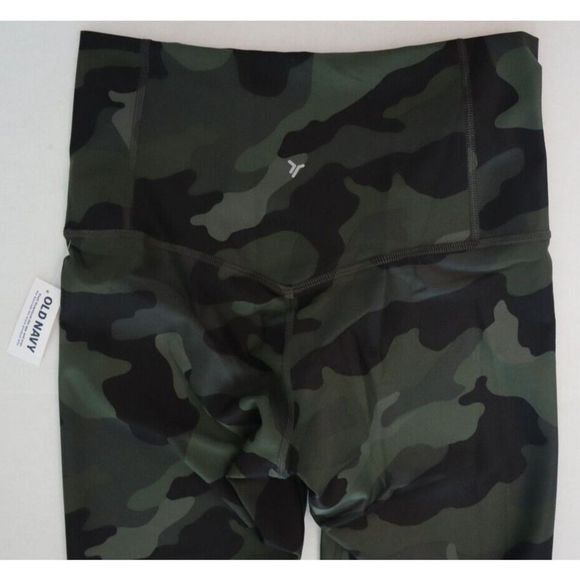 Old Navy Active Core 646824 Women's Sz M Camo High-Rise Go-Dry Leggings - Picture 3 of 8
